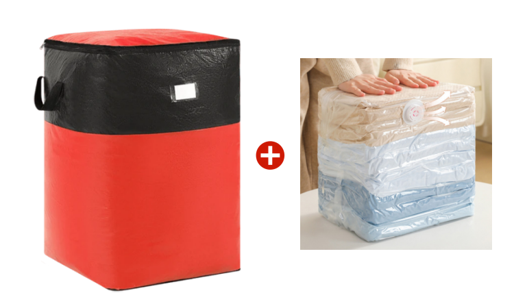 🧳50K+ ПРОДАДЕНИ!📦🔥Купи 1 Вземи 1 Безплатно🔥Сгъваема чанта за съхранение и преместване 🏠