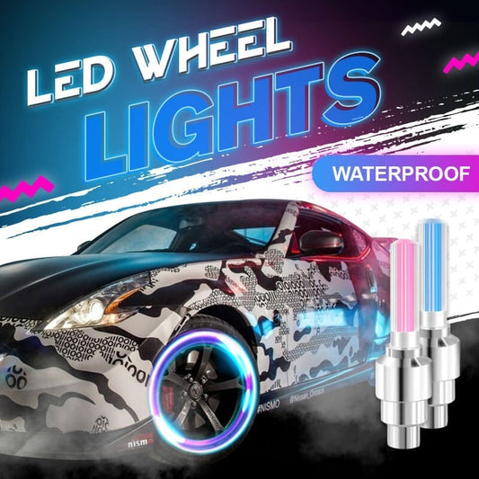 🌈 💡 Водоустойчиви LED светлини за джанти 【✨ 1+3 безплатно】