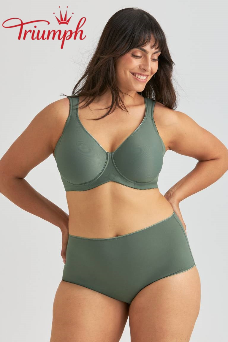 Triumph® set od 4 dijela 🥰 Udoban grudnjak izrađen je od čistog pamuka i prikladan je za žene s većim poprsjem.-HR