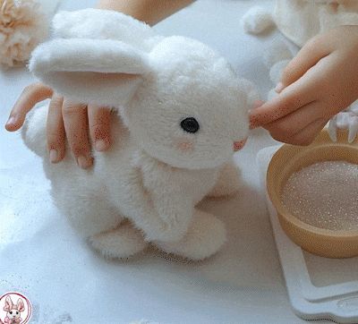 🐇Króliczek - Moja realistyczna zabawka w kształcie króliczka