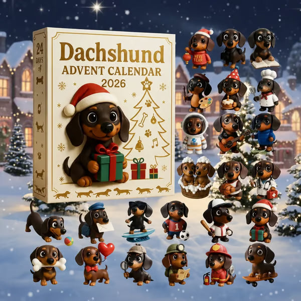 🎄🐾 Adventski kalendar za jazavčare za 2026. 🐶✨-HR