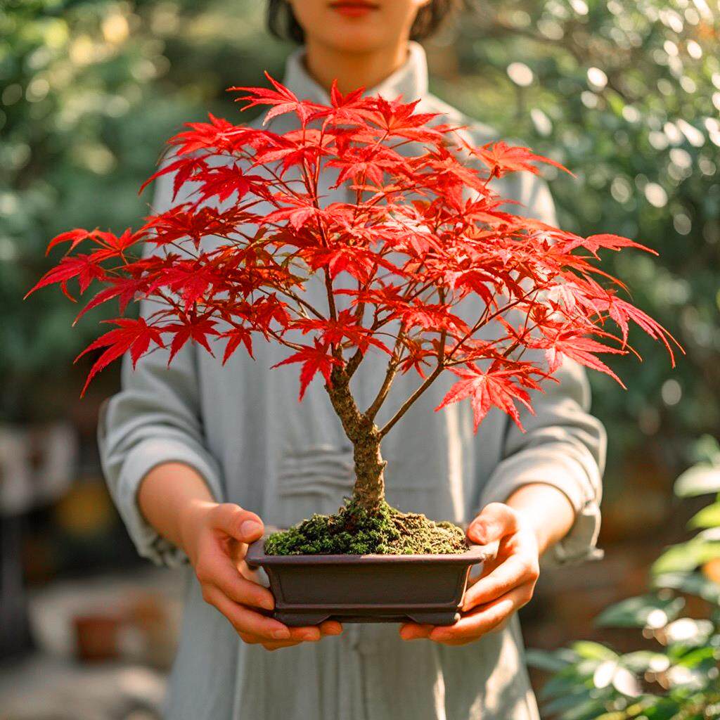 Aukščiausios kokybės japoninio raudonojo klevo sėklos – daugiau nei 30 sėklų su įspūdinga raudona spalva 🍁-LT