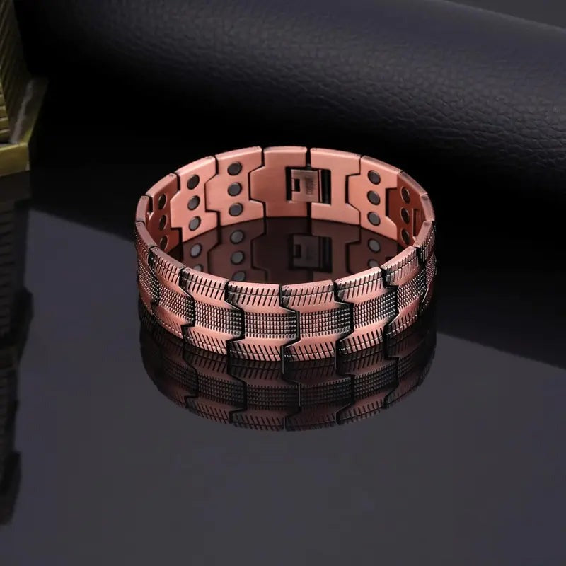 Pulsera magnética de cobre: alivia la fatiga y promueve la circulación sanguínea.-ES
