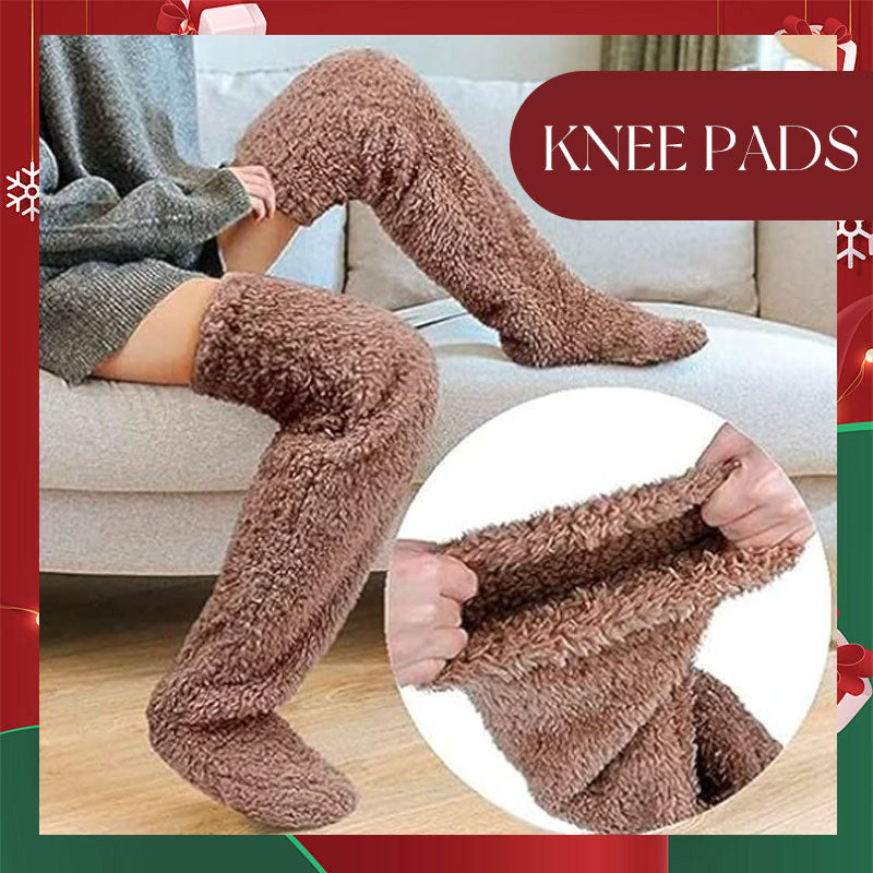Calcetines de plumón de ganso hasta la rodilla para Navidad-ES