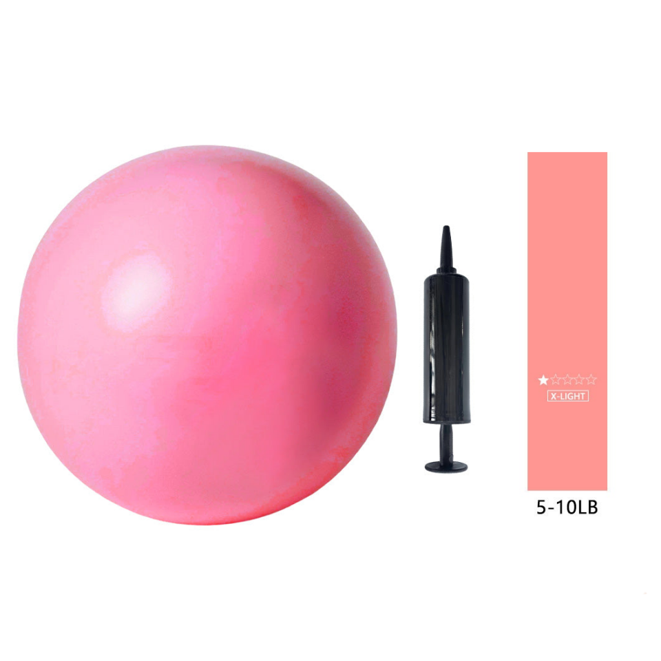 9-Calowa Piłka Pilates – Niepękająca, z pompką, idealna do fitnessu 💪