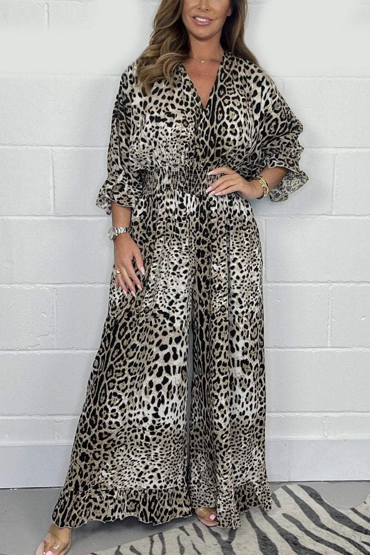 🔥🐆Zadnji dan promocije👗Leopardji kombinezon