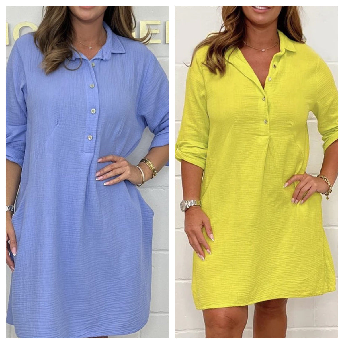 Vestido camisero de verano para mujer talla grande-ES