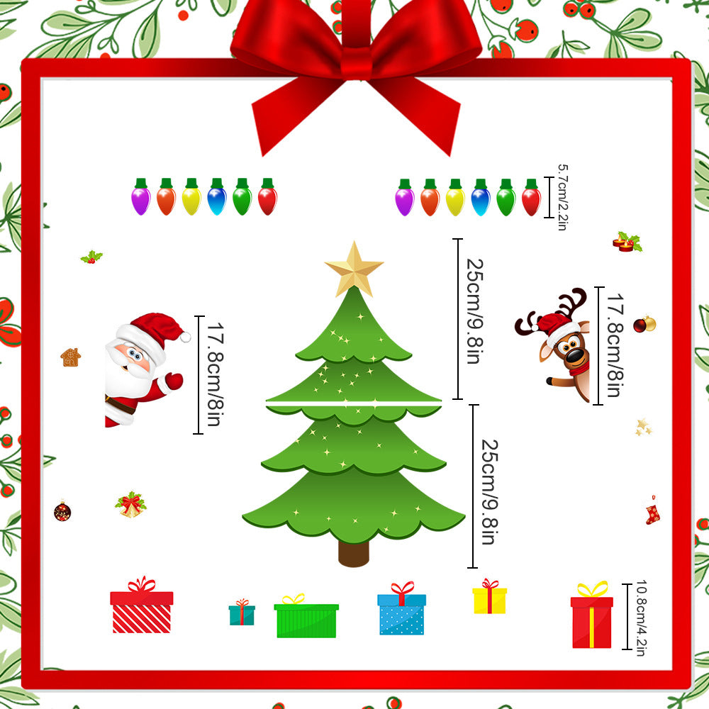 🎁🎅 Pegatina magnética con temática navideña🎄-ES