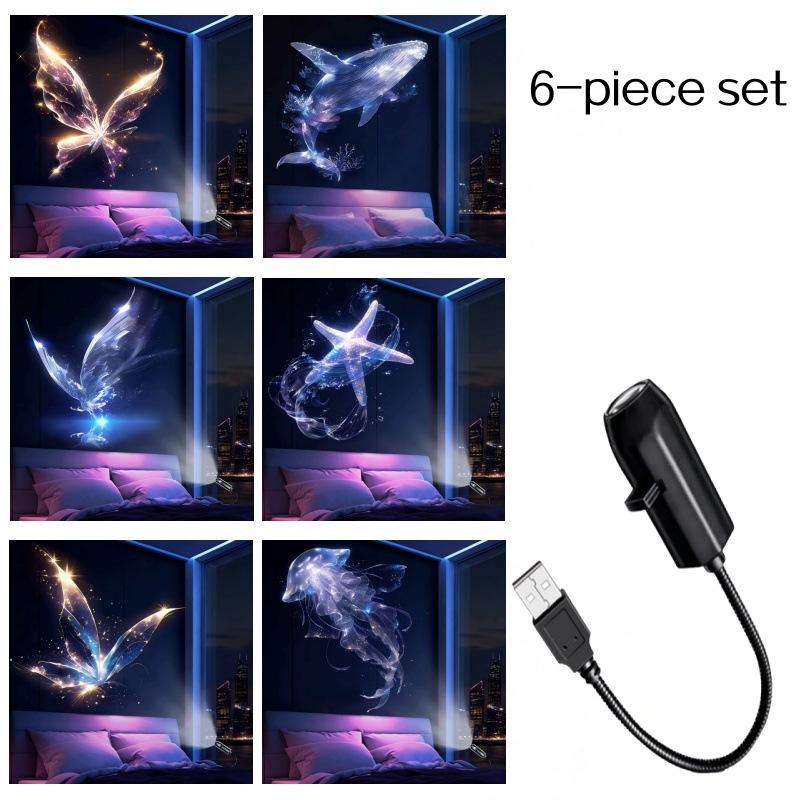 USB projektor Galaxy in nočna lučka Luna-SI
