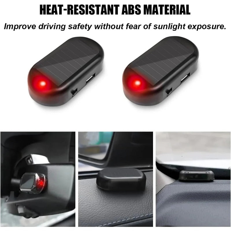 Luz de alarma para coche alimentada por energía solar-ES