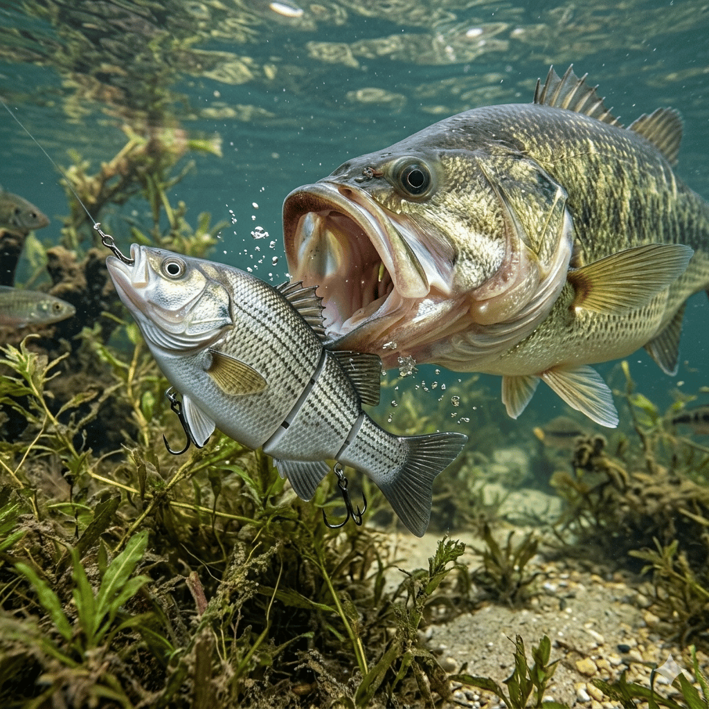 🌊Užvaldyk vandenį: „Ozark Trail“ 5 colių daugiasluoksnis masalas baltiesiems ešeriams🐟-LT