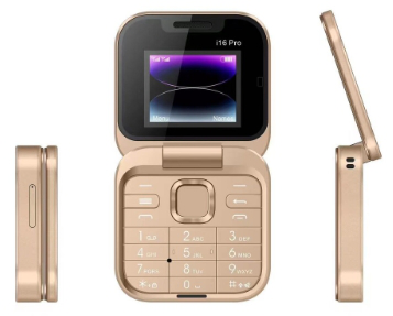 Zložljiv telefon z gumbom za odpiranje