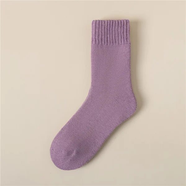 🍁Calcetines térmicos de invierno con acabado más grueso y forro polar-ES