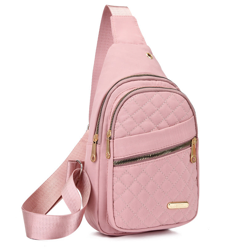 đ„Bolso de pecho con cremallera y mĂșltiples bolsillos-ES