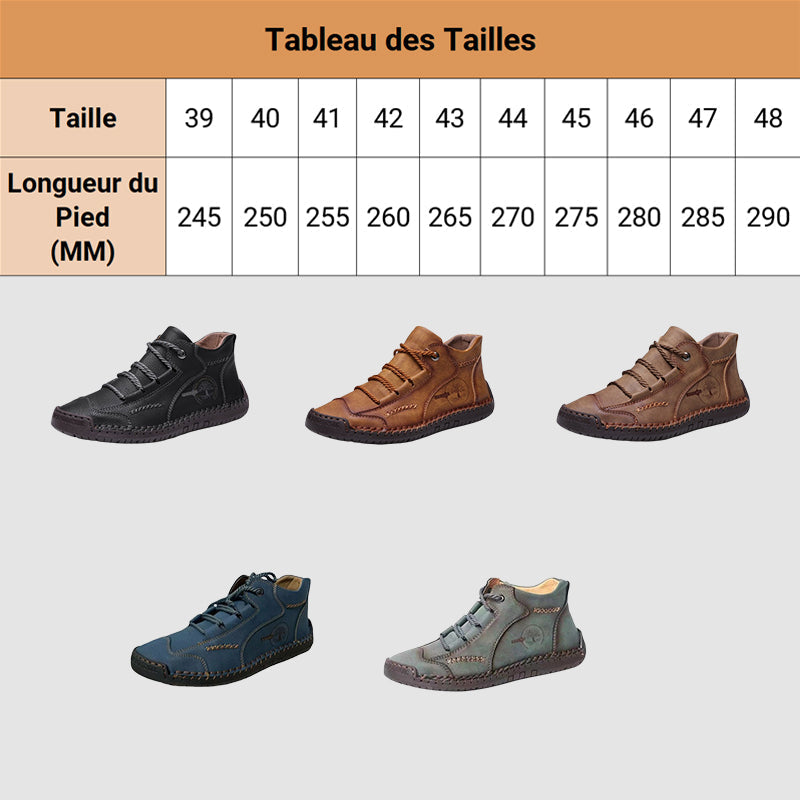 【Hecho a mano】Zapatos de exterior de cuero genuino🔥-ES