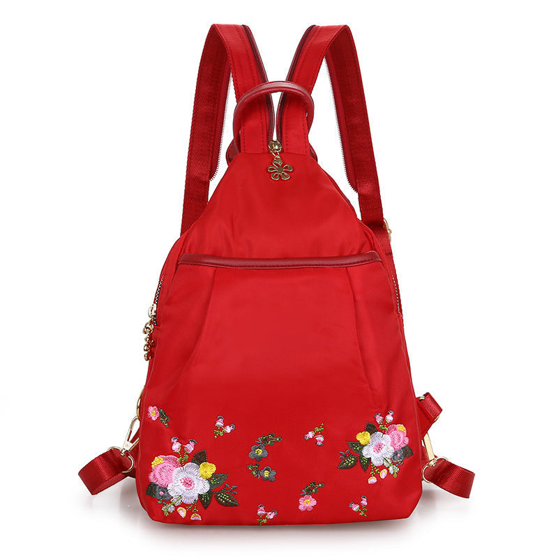 Mochila de mujer multifuncional y portátil con estampado.-ES