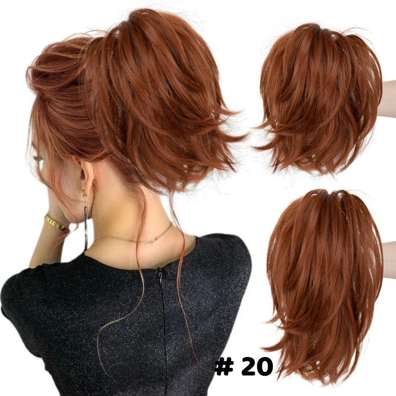🌸 Extensiones de cabello para mujer: garras y coleta-ES