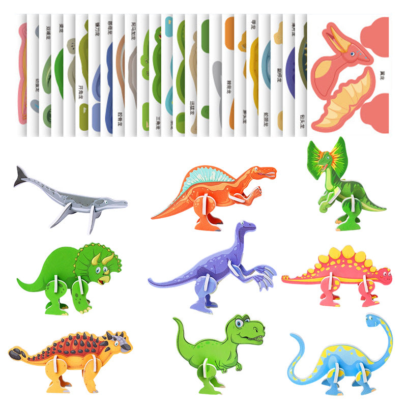 🎨Edukacyjne puzzle 3D dla dzieci