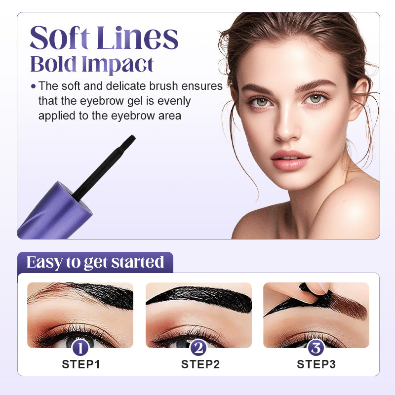 Gel para cejas resistente al agua y de larga duración en láminas.-ES