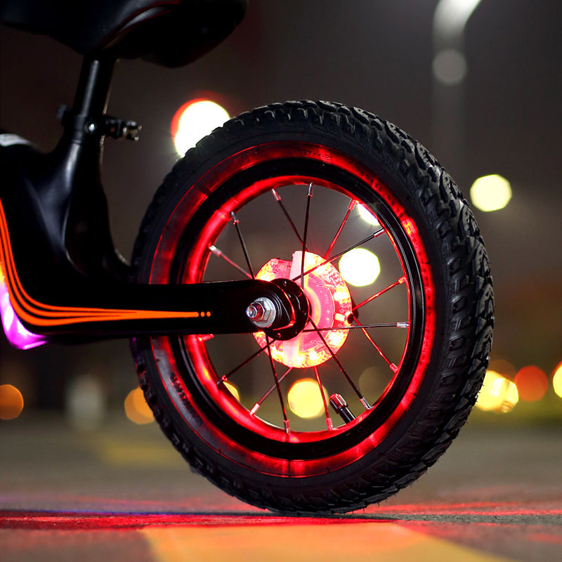 🌈 Spalvinga dviračio stebulės lemputė 🚴♂️💡-LT