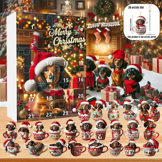 🎅Коледен адвентен календар за дакели за 2025 г.🎁