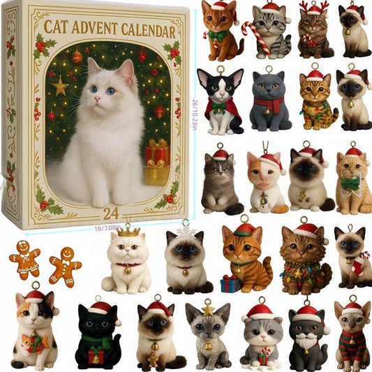【🎁Коледна оферта🎄】Адвент календар за любители на котки за 2025.