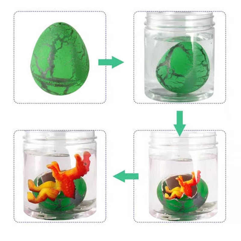 ✨ Huevos de dinosaurio eclosionados y en crecimiento: diversión mágica de Pascua para niños 🐣🦖💫-ES