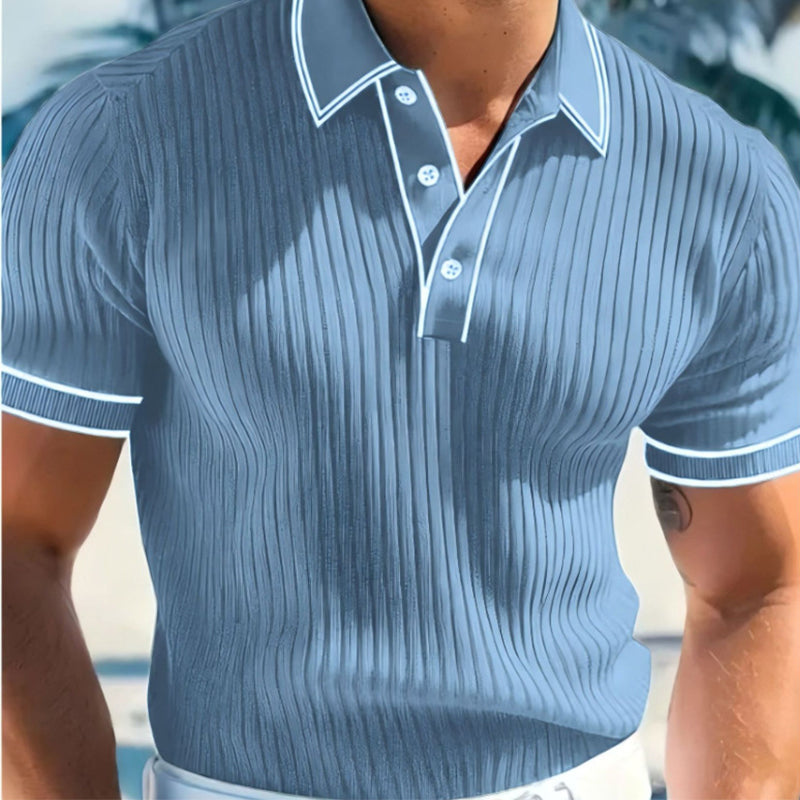 👕 Κοντομάνικη πικέ μπλούζα Somrig Casual – Αναπνεύσιμο βαμβάκι, μοντέρνα γραμμή & ιδανική για χαλαρές μέρες 🏖️-GR