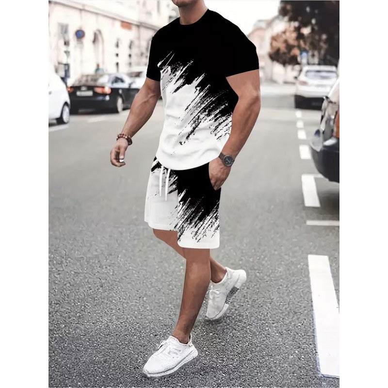 Istaknite se dinamičnim 3D printom – muški ljetni dinamični printani set. Plaćanje pouzećem! 🔥-HR