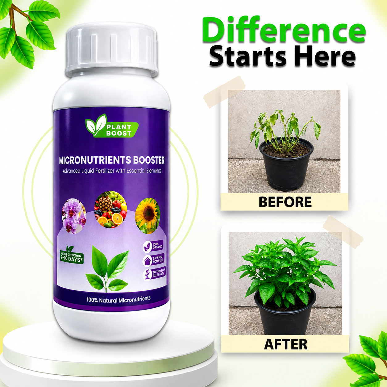 „Plant Boost“ mikroelementų stipriklis-LT
