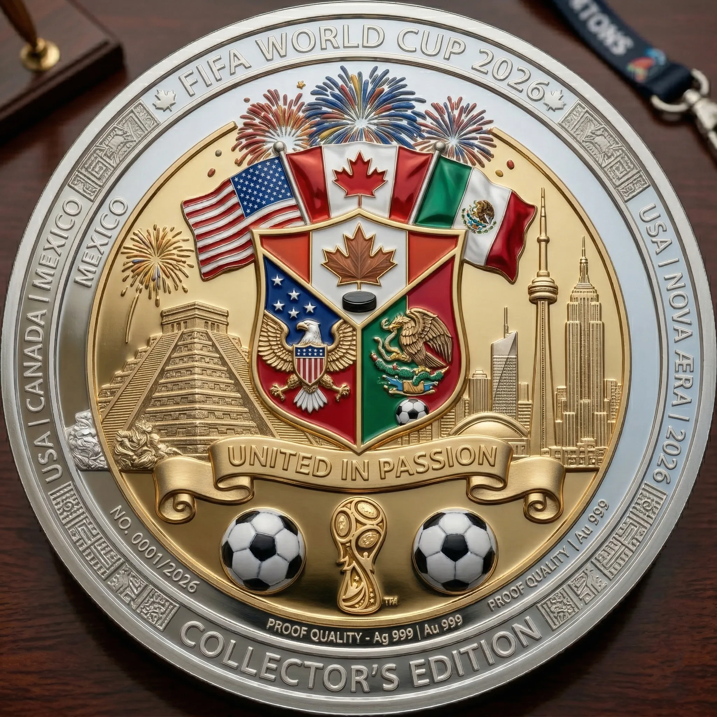 ⚽Kovanec za svetovni pokal 2026 Legacy Challenge🏆 ★OMEJENA IZDAJA • NA VOLJO SAMO 2026 KOSOV★-SI