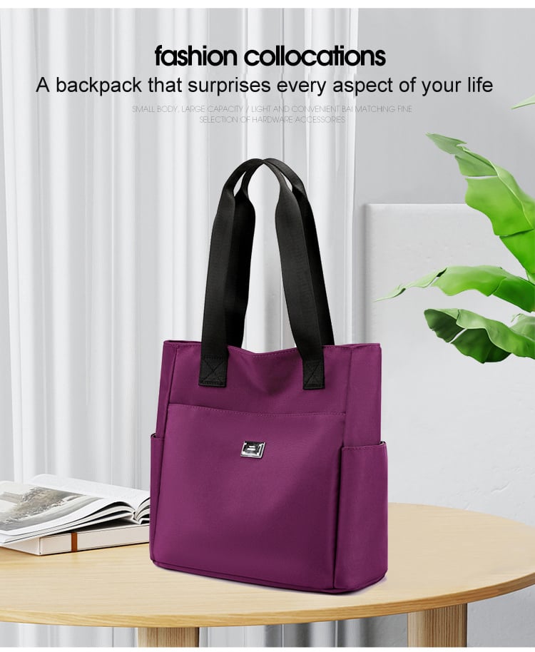 🔥Vodoodporna najlonska torba za čez ramo z veliko kapaciteto in več žepi👜