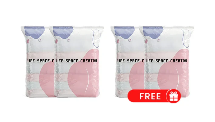 Duże worki próżniowe do przechowywania – kompresja bez pompy 🧳✨📦