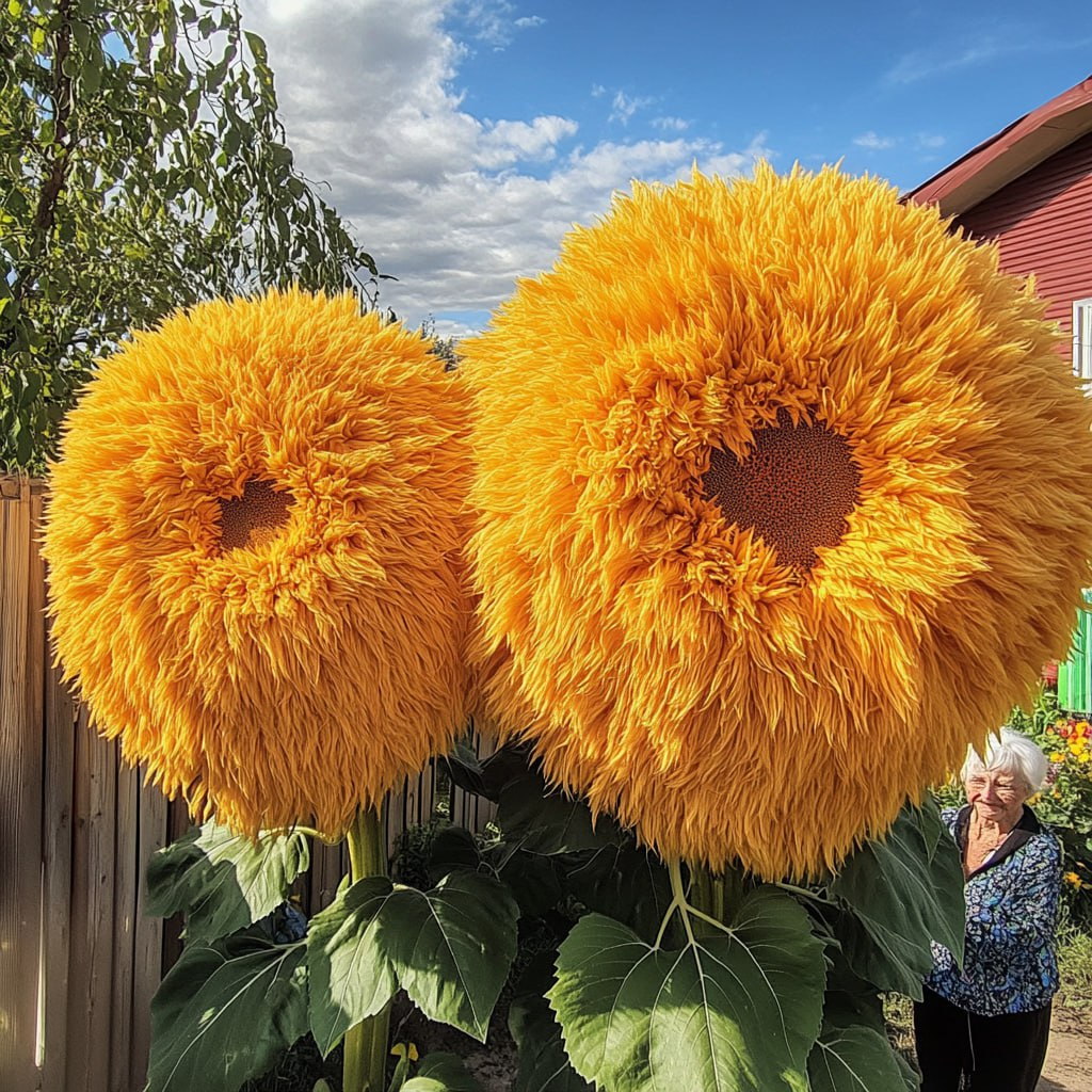 🌻 Очарователно гигантско плюшено мече Слънчоглед 🔆