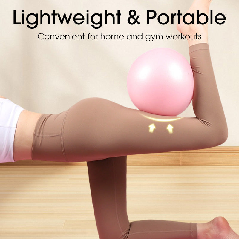 9-Calowa Piłka Pilates – Niepękająca, z pompką, idealna do fitnessu 💪