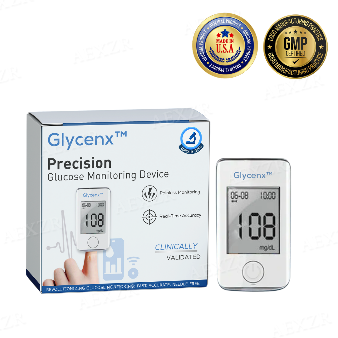 GlycenxTM 💕Precyzyjne urządzenie do monitorowania poziomu glukozy