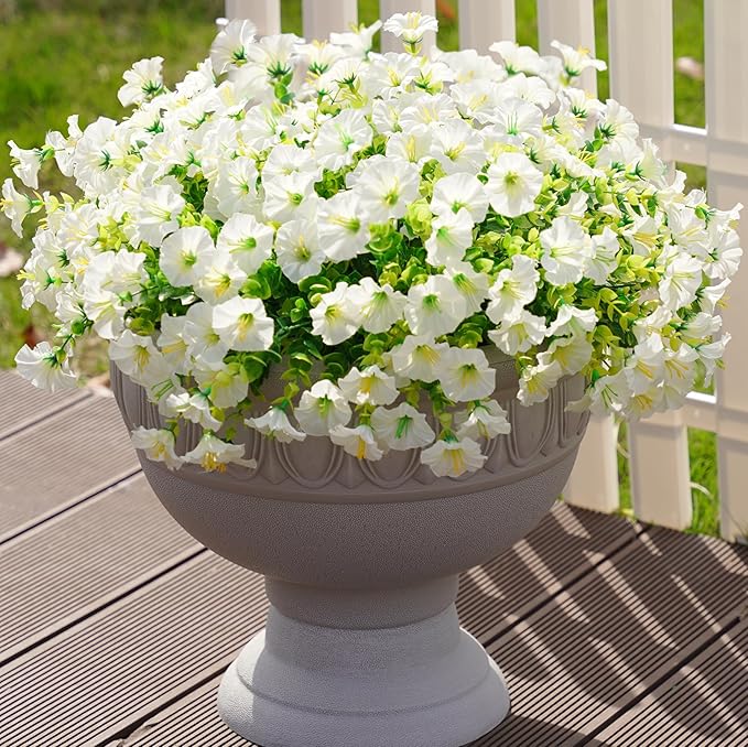 💥Подобрен материал с най-високо качество 🌸Устойчива на UV лъчи и неизбеляваща поветица (без саксия)