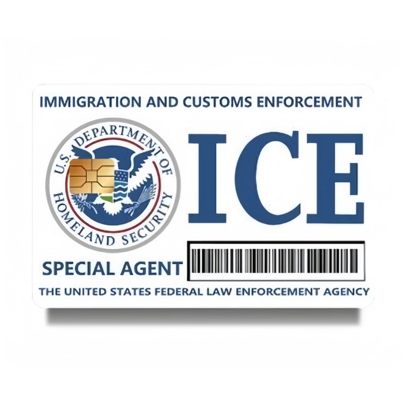 🔥Пакет с скинове за карти на таен агент: Дизайни на ФБР/ICE • Стикери за косплей и подаръци
