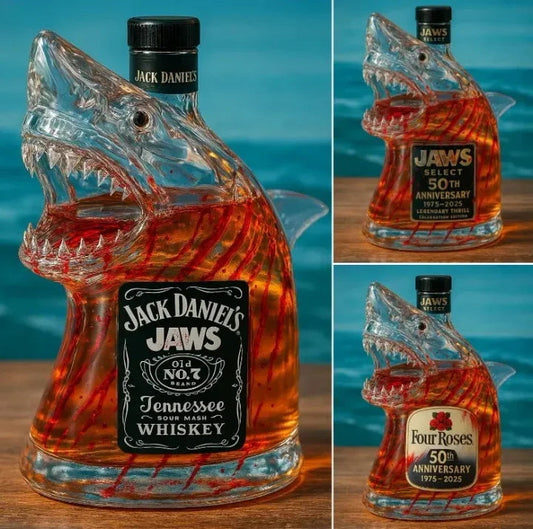 Бутилка Jaws Anniversary Edition за уиски