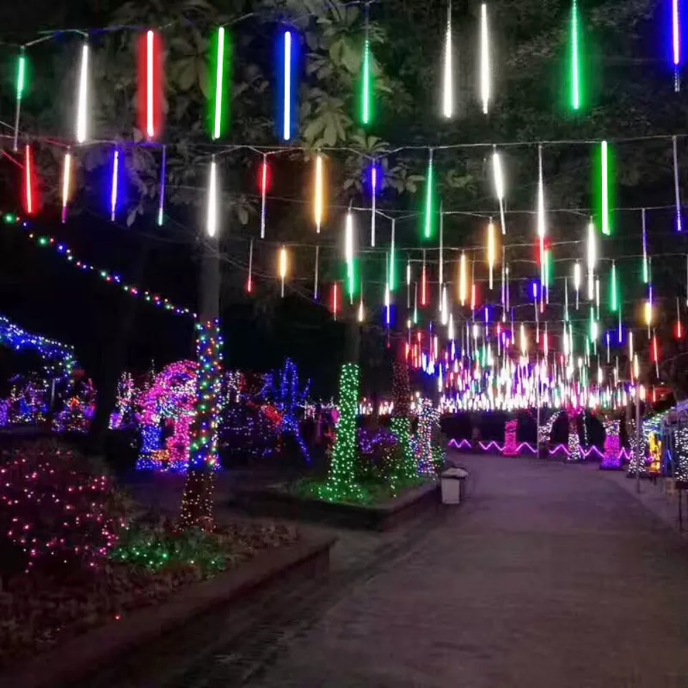 Метеори LED - коледни лампички