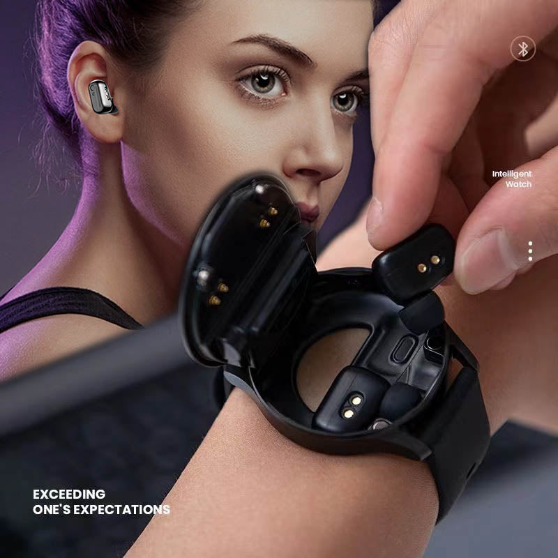 SMARTWATCH 2 W 1 ZE SŁUCHAWKAMI