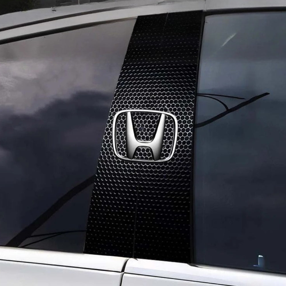 2x Naklejki na szybę samochodową z logo
