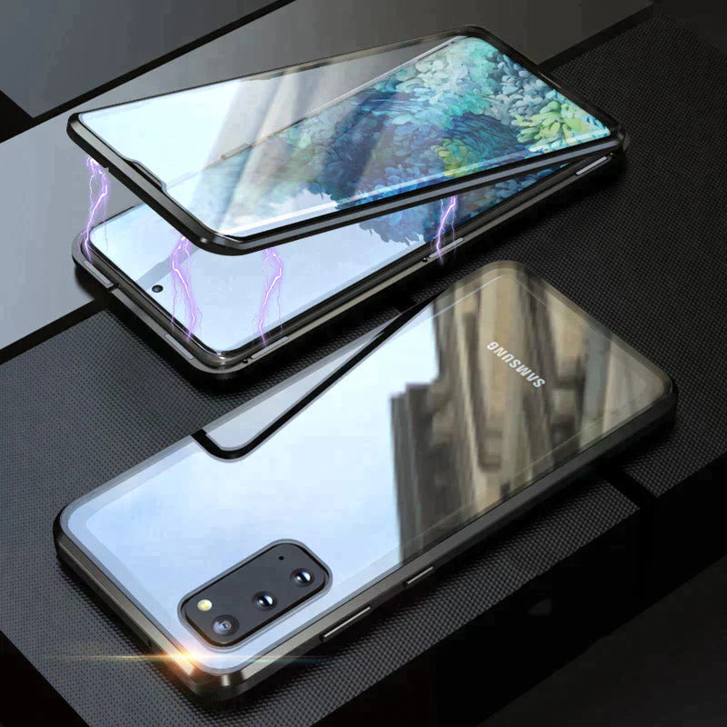 Калъф Samsung двустранен магнитен закалено стъкло