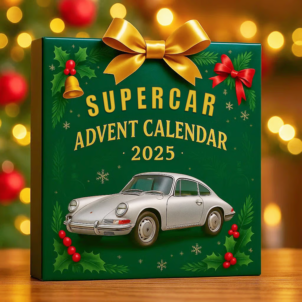 Adventski koledar za avtomobile Heritage – omejena izdaja za praznike 2025