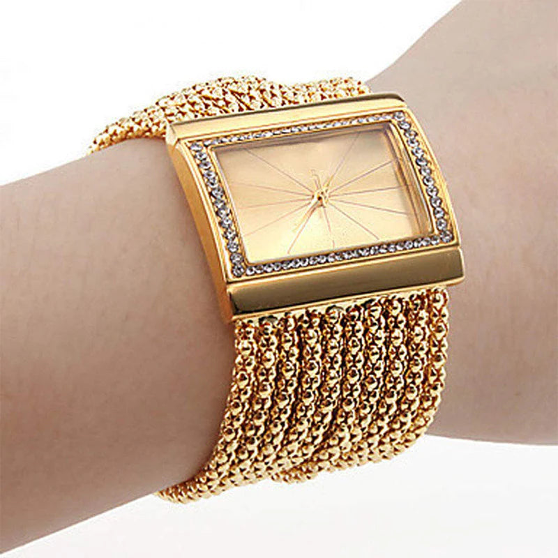 ⌚ SADA 60% POPUSTA! ✨ Kvarcni sat s cirkonima i resicama - elegantan i sjajan, savršen poklon za proslave 💎🎁-HR