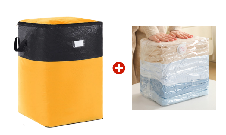 🧳50K+ ПРОДАДЕНИ!📦🔥Купи 1 Вземи 1 Безплатно🔥Сгъваема чанта за съхранение и преместване 🏠