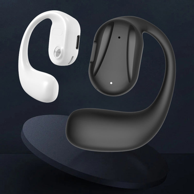 Безжични слушалки тип тапи за уши с единична костна проводимост и Bluetooth връзка