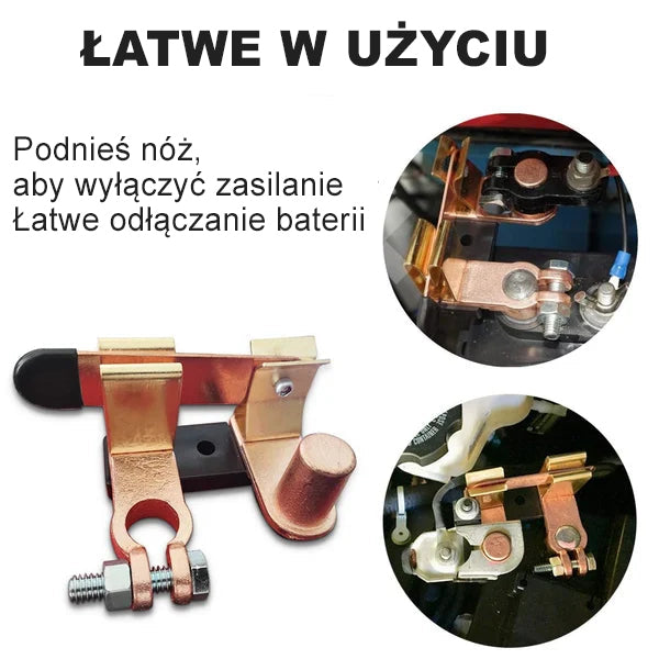 Glavno stikalo zgornjega noža