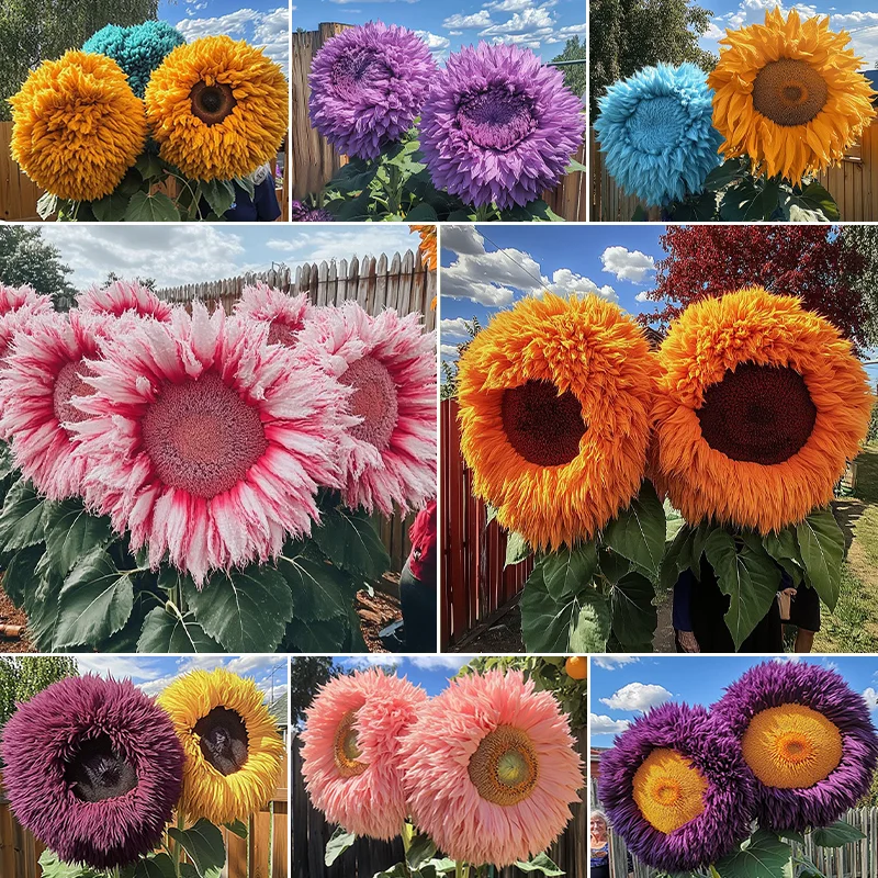 🌻 Очарователно гигантско плюшено мече Слънчоглед 🔆