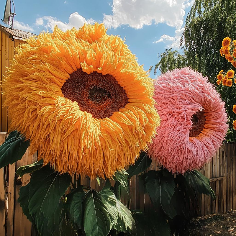🌻 Очарователно гигантско плюшено мече Слънчоглед 🔆